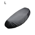 thumbnail image 1 of Motorcycle Rain Seat Cover Universal Flexible Waterproof Saddle Cover Black, 1 of 2