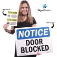thumbnail image 2 of OSHA Safety First Sign - Not A Walkway Truck Traffic Only | Vinyl Label Decal | Protect Your Business, Work Site,, 2 of 5