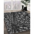 thumbnail image 3 of Ahgly Company Tapis d'Intérieur Lavable à la Machine, Carré, Transitionnel, Gris, Tapis de Zone, 6 Pieds Carré, 3 of 7