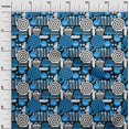 thumbnail image 3 of oneOone Georgette Viscose Blue Fabric Beach Sewing Craft Projects Fabric Prints By Yard 42 Inch Wide, 3 of 4