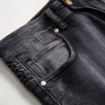 thumbnail image 4 of Birdeem Mens New Fashion Have Pockets Button Zipper Personality Denim Trend Jeans, 4 of 11