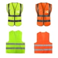 thumbnail image 1 of Women Men Night Work Reflective Vest Construction Traffic Breathable ;;; ;;; ;;; Mesh Workwear A Type, 1 of 8