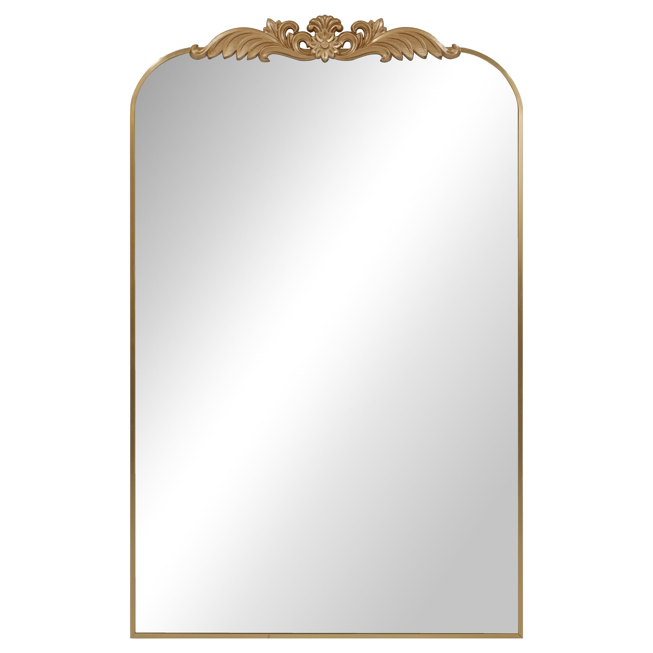 Miroir décoratif en métal 61 x 98 cm
