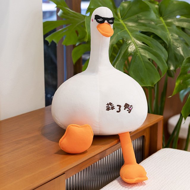 Dvkptbk Weirdly Funny Shaped Pillow with A Big White On It home decor