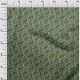 thumbnail image 2 of oneOone Georgette Viscose Fabric Leaves & Floral Block Decor Fabric Printed BTY 42 Inch Wide, 2 of 5