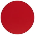 thumbnail image 2 of Mobile 48'' Round Red HP Laminate Activity Table - Height Adjustable Short Legs, 2 of 3