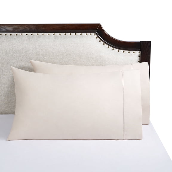 Taies d’oreiller Caméo rose Mainstays, standard