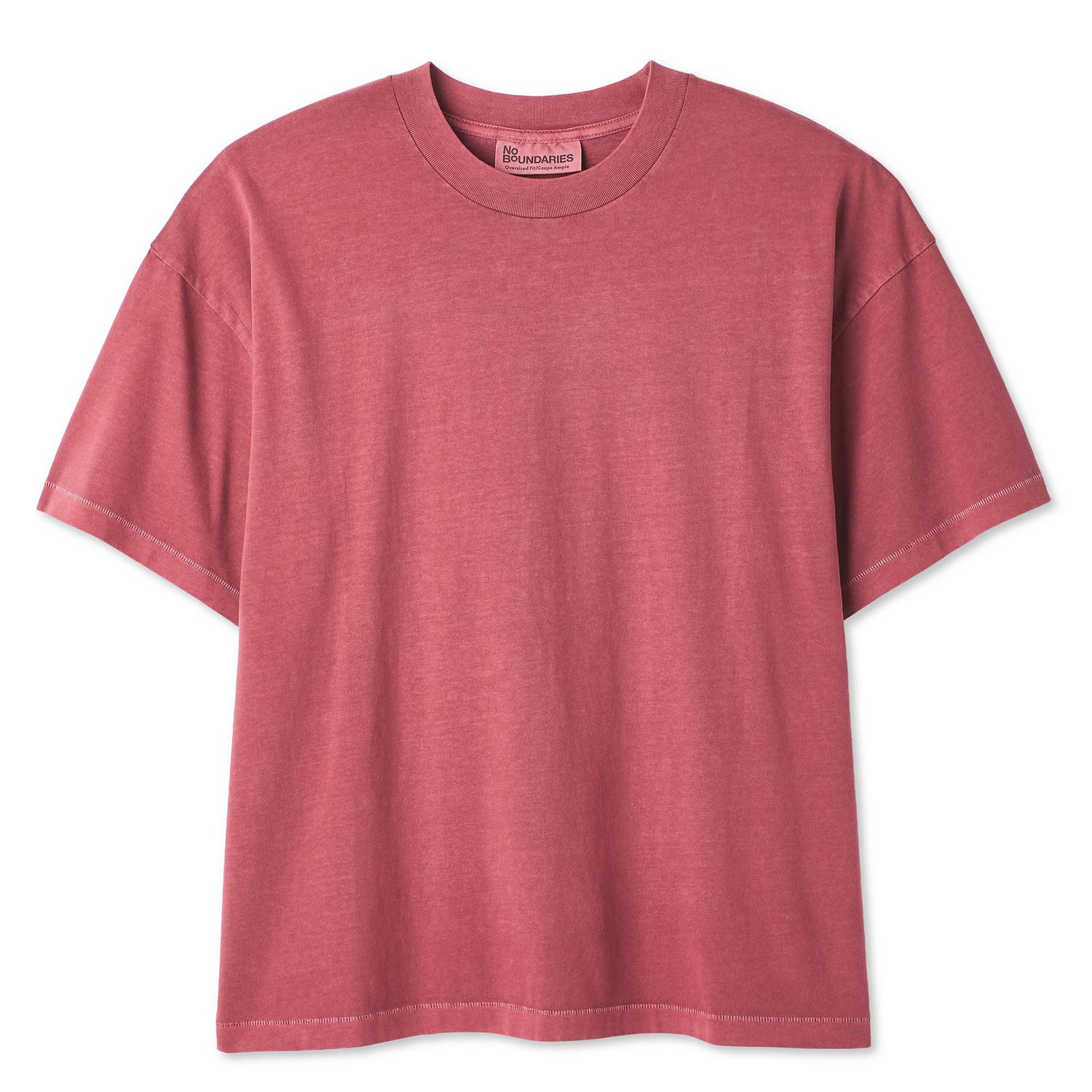 T-shirt surdimensionné à manches courtes No Boundaries pour hommes