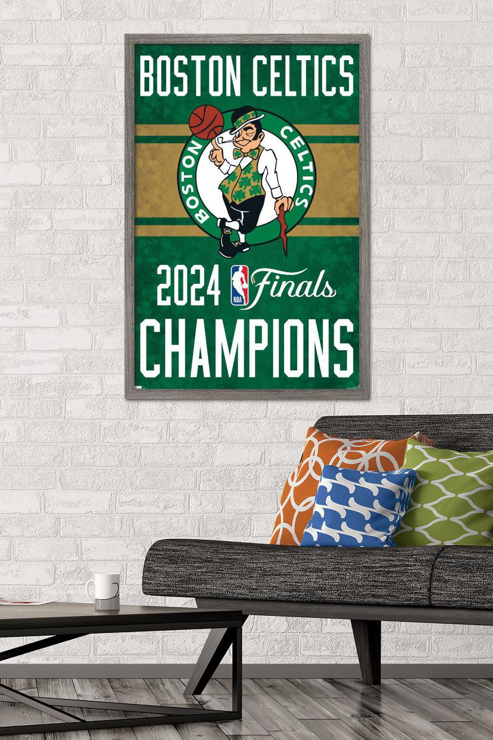 NBA Boston Celtics - Logo de l'équipe des finales NBA 2024