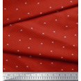 thumbnail image 2 of Soimoi Satin Silk Fabric Dot & Insect Printed Fabric 1 Yard 42 Inch Wide, 2 of 3