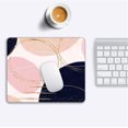 thumbnail image 5 of Modern Simple Designs Mouse Pad Pink Blue Gold Gaming Mousepad Non Slip Rubber Square Small Mouse Pads for Wireless Mouse Laptop Computer Mouse Mat Women Girly Office Desk Decor Accessories, 5 of 5