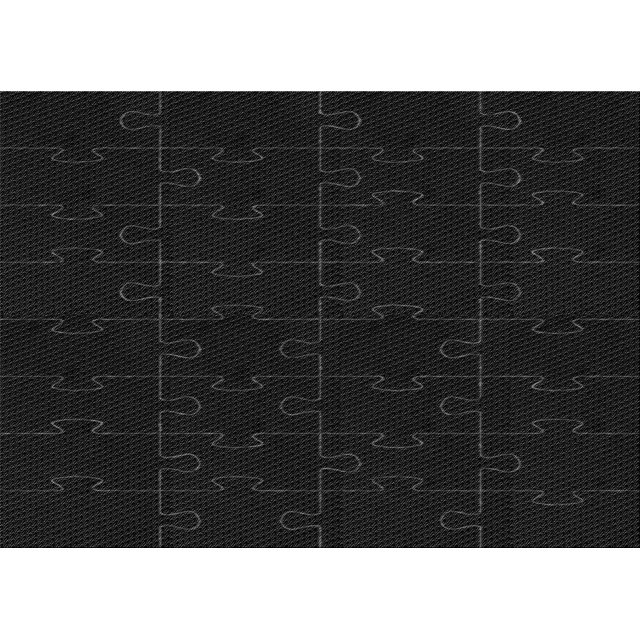 Ahgly Tapis Rectangulaire Lavable en Machine Intérieur Transitionnel Noir Nuit, 4 Pieds x 6 Pieds