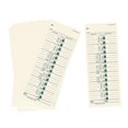 thumbnail image 3 of yuksok 50 Pieces Time Cards Office Supplies Overtime Calculation Clock in Timecards, 3 of 9