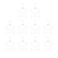 thumbnail image 5 of Guardoinrt 10 Pieces Swimwear Hangers Lingerie Display Show for Dress L Collection Drying Style 3105, 5 of 5