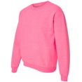 thumbnail image 3 of Gildan Mens Heavy Blend Crewneck Sweatshirt, M, Safety Pink, 3 of 6