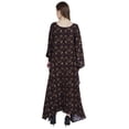 thumbnail image 2 of Moomaya Boat Neck Caftan Rayon Cover Up Printed Cold Shoulder Kaftan Maxi Dress, 2 of 6