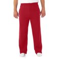 thumbnail image 1 of Jerzees Mens NuBlend Pocketed Open-Bottom Sweatpants, 2X, True Red, 1 of 6