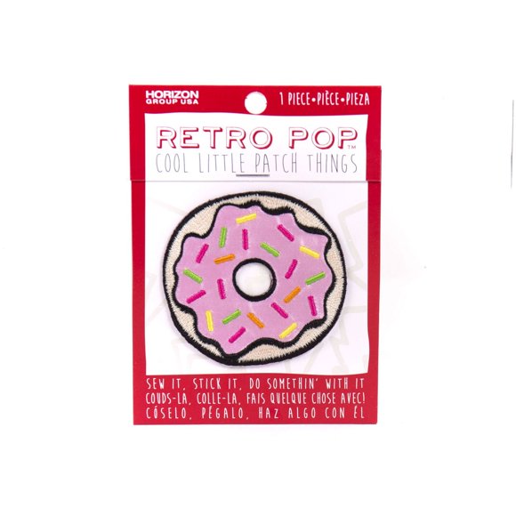 Appliqué Retro Pop, Appliqué Donut Rose par Horizon Group USA