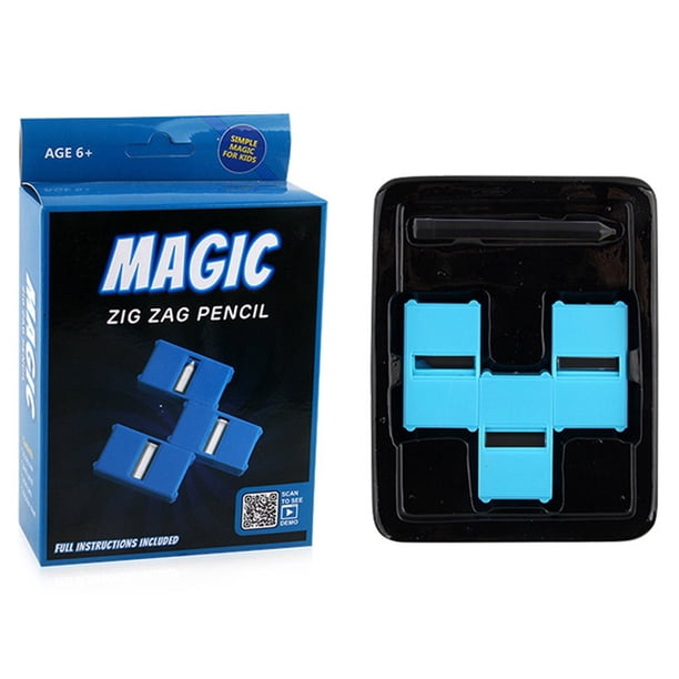 Zig Zag Pencil Set Creative Fun Magic Prop Trick Toy Magic Trick
