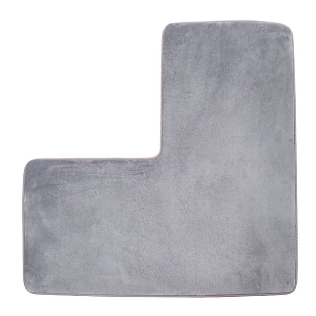 Product Classification Carpet | L Shaped Living Room Rug for Bedroom and Bath | Polyester Fiber Floor Mat with Non- Design and Durable Build