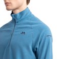 thumbnail image 3 of Trespass Mens 1/2 Zip Microfleece Blackford Bondi Blue in Size - XS, 3 of 6