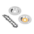 thumbnail image 1 of Angle Grinder Chain Disc, 7 Teeth Accurate Woodcarving Accessories Chainsaw Blade Circular  For Shaping For Cutting Orange Card, 1 of 8