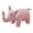 Éléphant Rose, variante sur Tabouret de Thé pour Sofa Banc Dessin Animé Ottoman Tabouret pour Chambre Entrée Salons Chien Gris