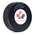 thumbnail image 1 of Nazem Kadri Autographed Team Canada Primary Logo Hockey Puck, 1 of 1