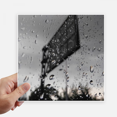 thumbnail image 1 of In The Rainy Day Photography Sticker Square 8inch Wall Suitcase Laptop Decal 4pcs, 1 of 1