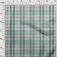 thumbnail image 3 of oneOone Viscose Chiffon Dusty Teal Green Fabric Check Craft Projects Decor Fabric Printed By The Yard 42 Inch Wide, 3 of 4