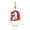 O, variante sur Pendentif de Voiture en Acrylique Bonhomme de Neige de Noël 2024 avec Alphabet des 26 Lettres, Décoration des Fêtes pour Véhicule Maison Bureau, Artisanat Fait à la Main pour Offrir