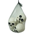 thumbnail image 1 of Décoration d'Halloween, lot de 3 crânes en plastique couleur os de 10 cm, 1 of 8