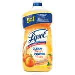 Lysol All Purpose Cleaner, Pour, Orange, Multi Surface Cleaner, 1.2 L