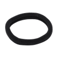 thumbnail image 5 of Goody Ouchless Hair Elastics for All Hair Types, Black, 12 Count, 5 of 5