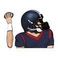 thumbnail image 1 of TopLLC Football Quarterback Wiper Stickers Car Windshield Wiper Stickers Car Car Stickers, 1 of 7