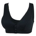 thumbnail image 1 of CHUANK Front Closure Bras for Women  Underwire Padded Plus Size Full Coverage Bras Beige 4XL, 1 of 4