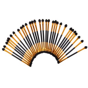OFFIGAM Highlighting Brosse de maquillage 30Pcs Brosse à paupières double-câble pour femmes qui se font habituellement