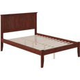 thumbnail image 1 of Leo & Lacey Madison Full Solid Wood Platform Bed in Walnut, 1 of 7