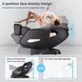 thumbnail image 4 of COSTWAY Relaxation02 Full Body Massage Chair, SL Track Zero Gravity Shiatsu Recliner with airbag Coverage, Bluetooth Speaker, Foot Roller, Heat Therapy, Thai Stretch, Auto Body Detector, 4 of 10