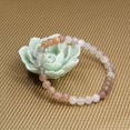 thumbnail image 4 of Bracelet Extensible Unisexe en Perles Rondes de 6 mm en Pierre de Soleil Multicolore Naturelle de Qualité AA 7 Pouces, 4 of 5