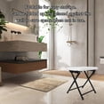 thumbnail image 3 of Bath Bench, Carbon Steel Plastic Lightweight Folding Shower  Anti Slip Multi Functional  for Bathroom, 3 of 7