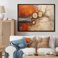 thumbnail image 1 of Designart Tree Redwood framed wall art decor, Tree Redwood framed wall Art, Abstract Redwood Tree composition , Multi-Color Large Traditional black framed wall art, 40x30 inches black frame, 1 of 5