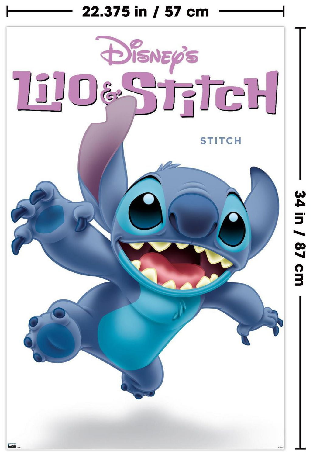 Disney Lilo and Stitch - Stitch Feature Series Wall Poster, 22.375" x 34"