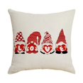 thumbnail image 2 of Valentines Day Truck Gnome Love Hugging Square Sofa Cushion Cover, 2 of 9