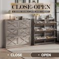 thumbnail image 4 of Vabches Large Shoe Storage Cabinet with 6 Flip Drawers for Entryway, Narrow Shoe Rack Cabinet, White, 4 of 7
