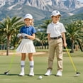 thumbnail image 2 of Ensemble Ultime de Clubs de Golf Junior pour Enfants Comprend 165CC Bois d'Allée #3 et Vert Fer #7, 2 of 10