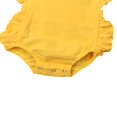 thumbnail image 5 of Baby Girl Ruffle Solid Color Romper Jumpsuit Outfit Sunsuit, 5 of 5