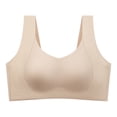 thumbnail image 1 of Seamless Full Coverage T Shirt Bra Wireless Comfort with Side Support Smoothing for Everyday Home Leisure Wear, 1 of 2