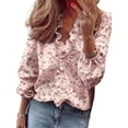 thumbnail image 1 of LUXUR Ladies Long Sleeve Blouse Stitched Work Tunic Shirt Letters XXL, 1 of 2
