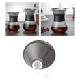 thumbnail image 4 of DOLITY Clear Pour Over Coffee Maker, High-Temperature Resistant Hand Brewing Anti-Scald Carafe, 4 of 9